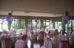 Wedding Decorations at Three Rivers Golf and Country Club