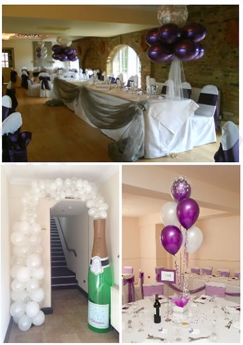 Elegant Venue Styling by Balloon Decor Elegant Venue Styling by Balloon Decor
